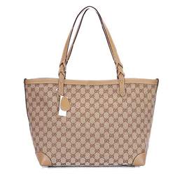 1:1 Gucci 247209 Gucci Craft Medium Tote Bags-Apricot Fabric